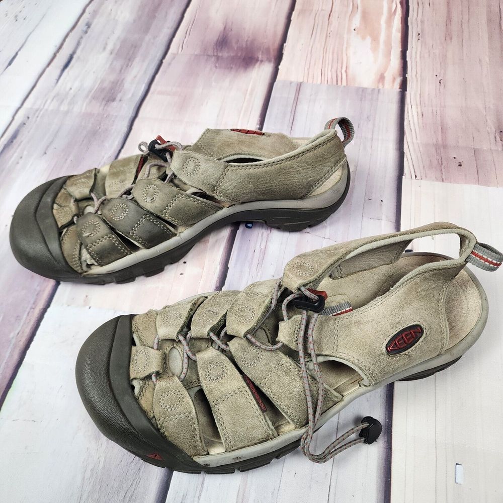 Keen Olive Green Brown Closed-Toe Hiking Sandals - Picture 4 of 8